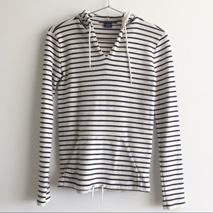 Ralph Lauren Sport striped knit hoodie 100% cotton